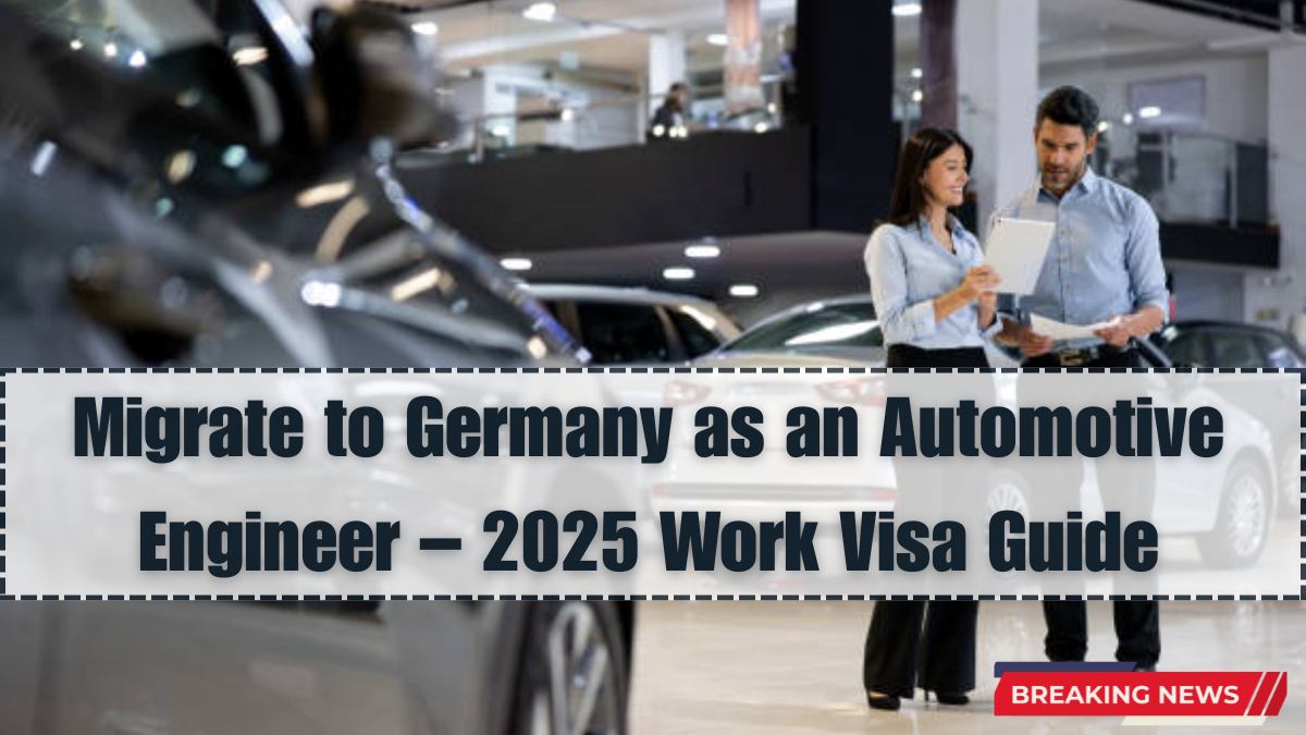 Migrate to Germany as an Automotive Engineer – 2025 Work Visa Guide