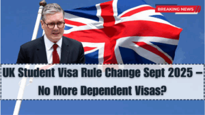 UK Student Visa Rule Change Sept 2025 – No More Dependent Visas?