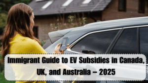 Immigrant Guide to EV Subsidies in Canada, UK, and Australia – 2025