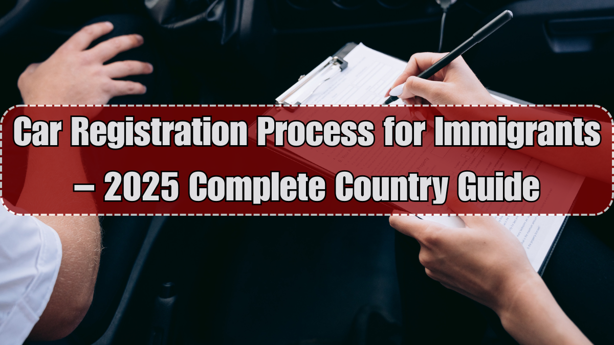 Car Registration Process for Immigrants – 2025 Complete Country Guide