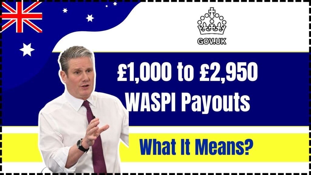£1000-£2950 WASPI Compensation To be Delivered in September 2025
