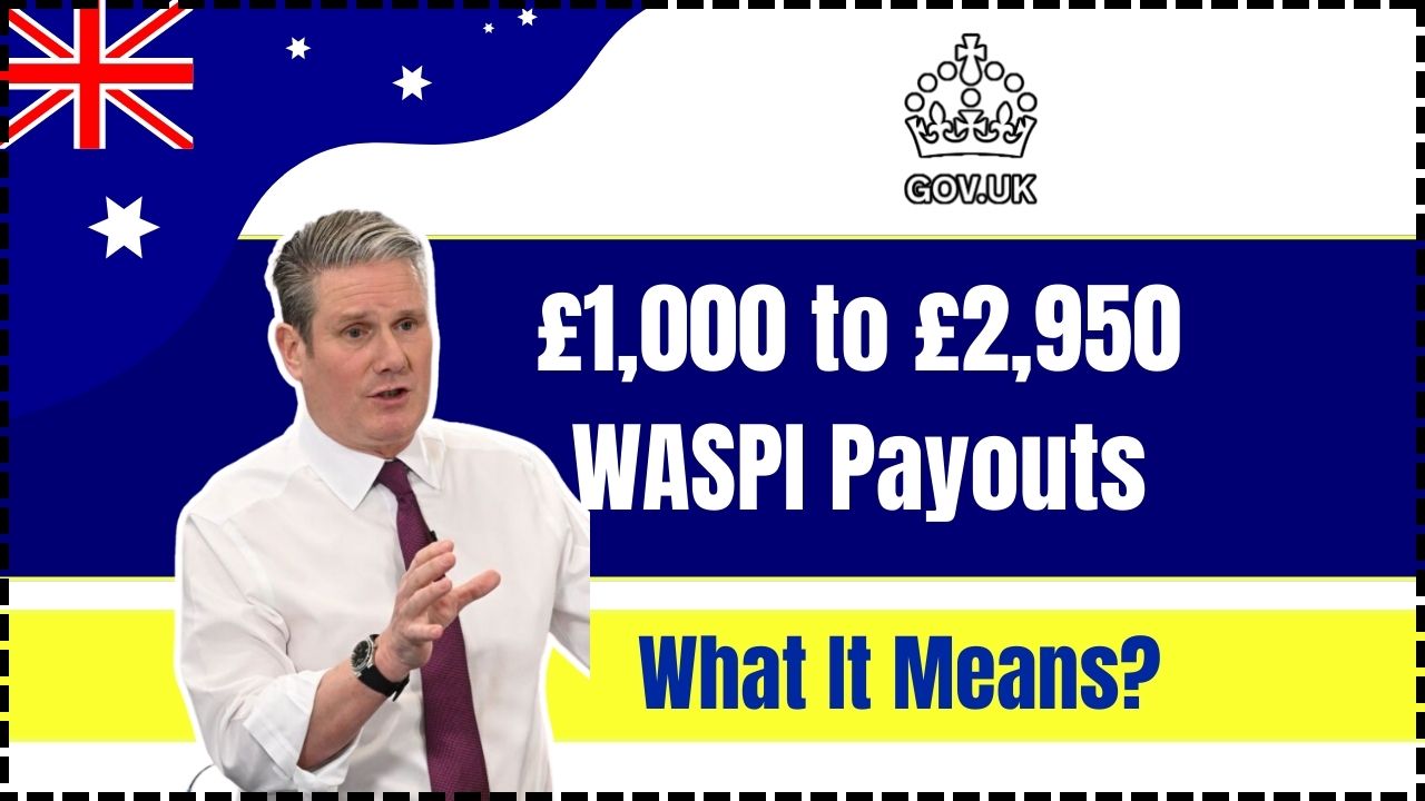 £1000-£2950 WASPI Compensation To be Delivered in September 2025