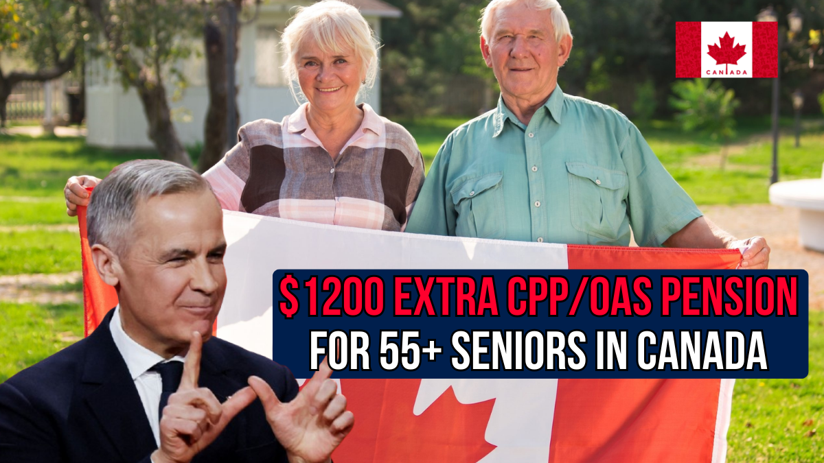 $1200 Extra CPP/OAS Pension in September 2025 for 55+ Seniors in Canada