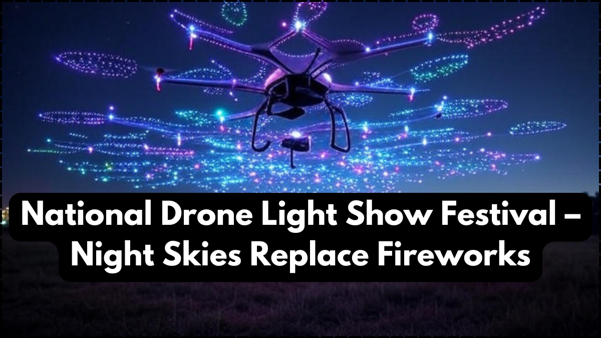 National Drone Light Show Festival – Night Skies Replace Fireworks