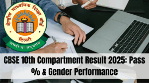 CBSE 10th Compartment Result 2025: Pass % & Gender Performance
