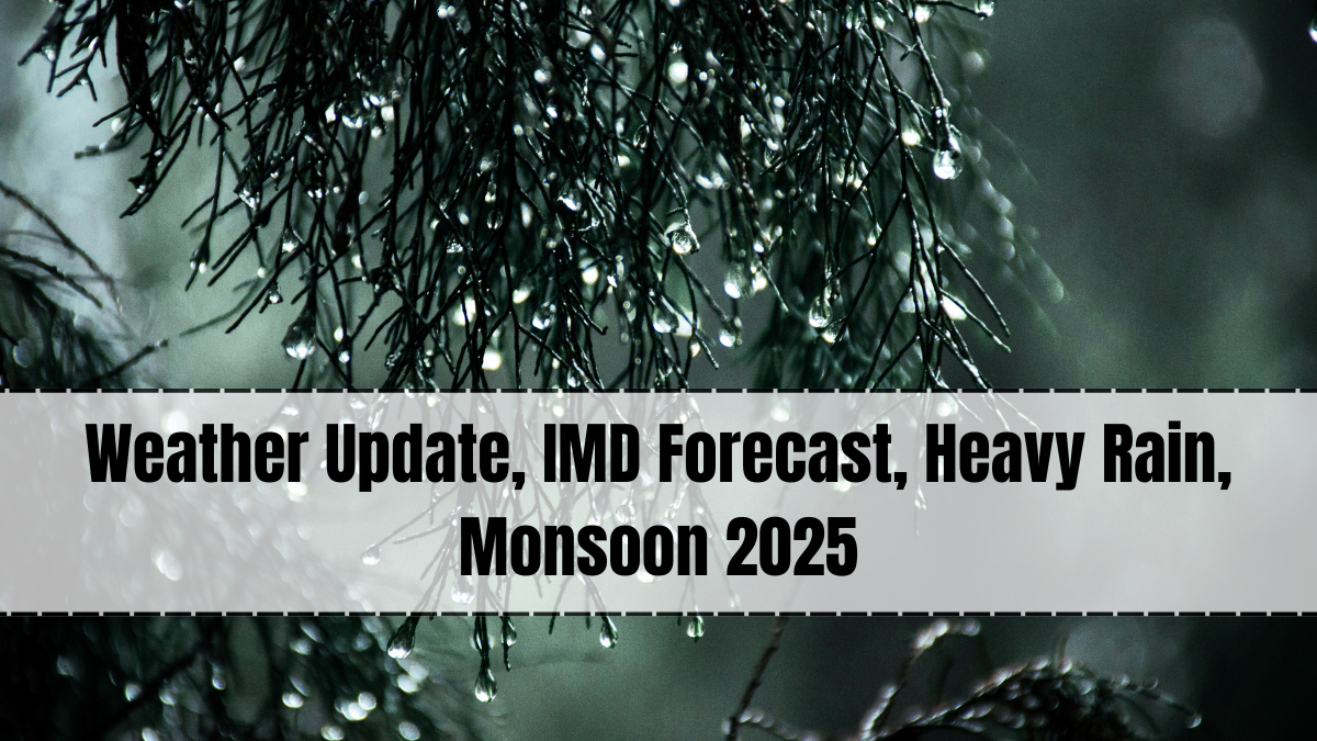 Weather Update, IMD Forecast, Heavy Rain, Monsoon 2025